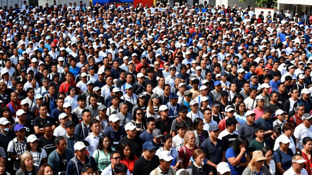 Multitud internacional unida en bHIP.